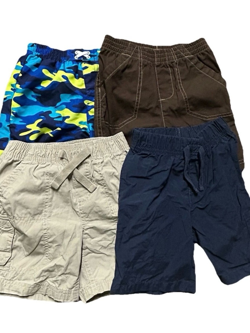 Toddler Boy Shorts Khakis Elastic Waist Band Swim Trunks Size 3T